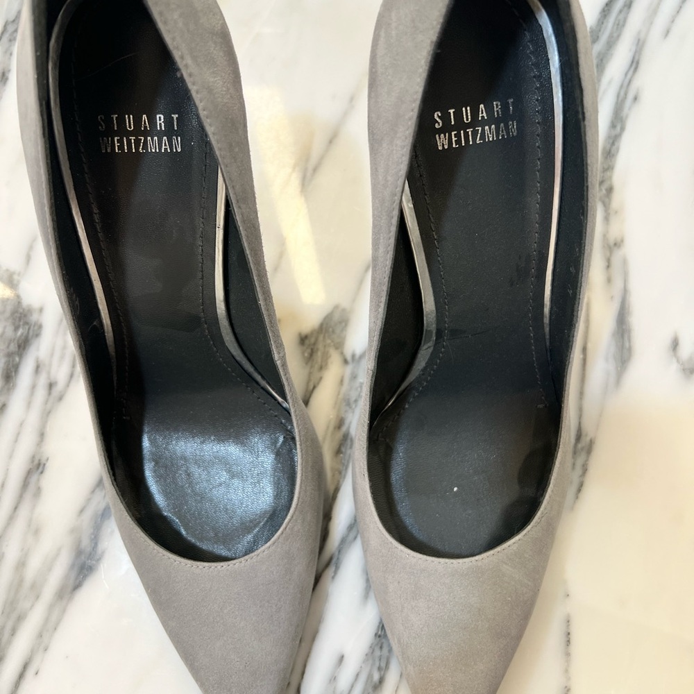 Stuart Weitzman Gray Stiletto Heels